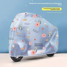 Capa de Chuva para Scooter Elétrica Capa para Bicicleta Elétrica de Chuva para Motocicleta Capa de Chuva Impermeáve