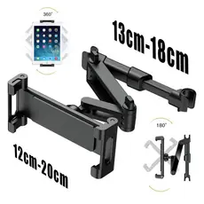 Suporte Telescópico para Telefone e Tablet Traseiro do Carro Montagem no Encosto de Cabeça