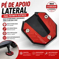 Protetor de Descanso Pezinho Anti-Derrapante Para Moto Universal FG-001