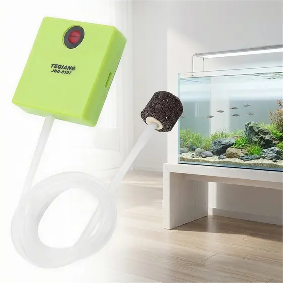 Bombas De Ar Para Aquário De Peixes Oxigênio Com Bateria Seca De Pedra Operadas Ao Livre Mini Aeração-De Pesca