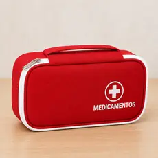 Necessaire Porta Medicamentos Organizadora Com Zíper E Alça Bordada Necessaire Porta Medicamentos Bolsa Medicamentos