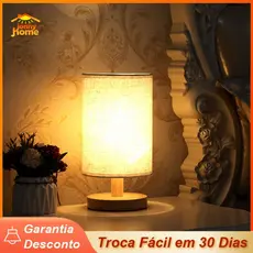 Lâmpada De Mesa De Madeira Moderna Recarregável Por USB Luz De Noite Para Iluminação Do Quarto abajur