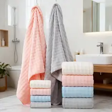 Toalha de Microfibra 70x140cm - Super Absorvente, Secagem Rápida. Perfeita para Praia, Piscina, Banho e Academia