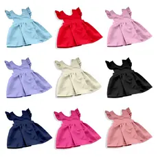 Vestido Infantil Bebe Menina Jana Roupas Algodão
