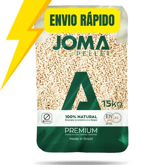 Areia para Gato Granulado Higiênico De Madeira Biodegradável Gatos e Roedores 15 kg - LINHA PREMIUM EXPORT