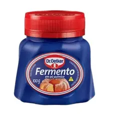 Fermento Químico Dr Oetker 100g Pó Para Bolos Massas Leves Receita Culinária Padaria Cozinha