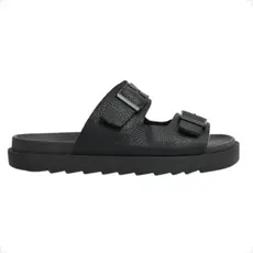 Birken Couro Legítimo Sandália Chinelo Rasteira Papete Feminina