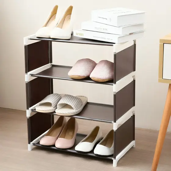 Sapateira Organizador De Calçados 8 Pares Moderno Leve E Portátil Organizador de Sapatos Sapateira Desmontável