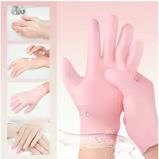Luva de Silicone Hidratação Esfoliante Mãos Ressecadas Reutilizável Luva de Hidratação Luva De Silicone Hidratante