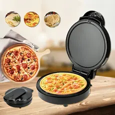 Maquina De Fazer Pizza Elétrica Churrasco Legumes Tapioca Crepe Assadeira 110v