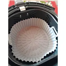 Cesto de Silicone Redondo / Quadrada / Retângulo Air Fryer e Forno Forma para Fritadeira Elétrica com Alça