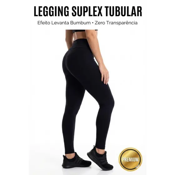 Calça Legging Feminina Academia Esportiva Fitness Cintura Alta Levanta Bumbum