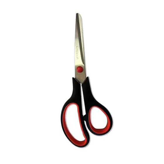 Tesousa Profissional Multiuso Escritorio Aço Inox Gadan Preta E Vermelha