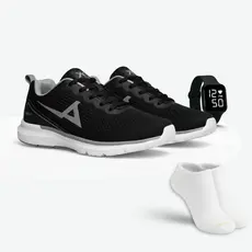 Tenis Feminino Masculino Treino Corrida Caminhada Antiderrapante Leve Macio + Relógio Digital + Meia