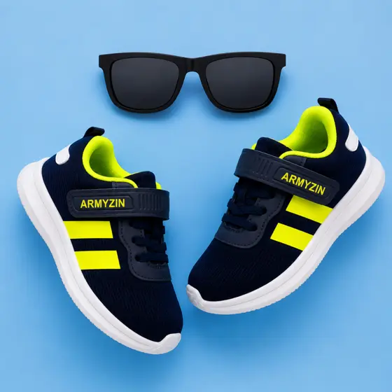 Tenis Armyz Casual Infantil Escolar Feminino Masculino + Oculos Preto