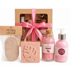 Kit SPA dos pés mini + Escalda pés + Sabonete + Creme Hidratante + Pedra POME