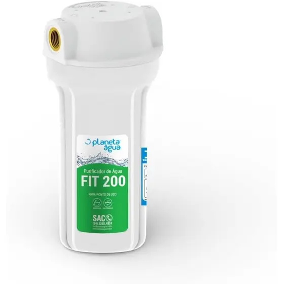 Purificador Filtro De Água Fit200 (Rosca 1/2) - Planeta Água
