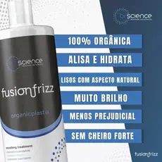 Escova Progressiva Brscience Fusionfrizz Alisador De 1l 100