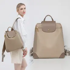 WAIEBFAF Bolsa Feminina Grande Capacidade Resistente ao Desgaste Impermeável Dobrável Leve Mochila Casual