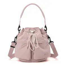 WAIEBFAF Bolsa de ombro feminina portátil Diagonal multicolorida opcional com cordão para uso diário bolsa de ombro