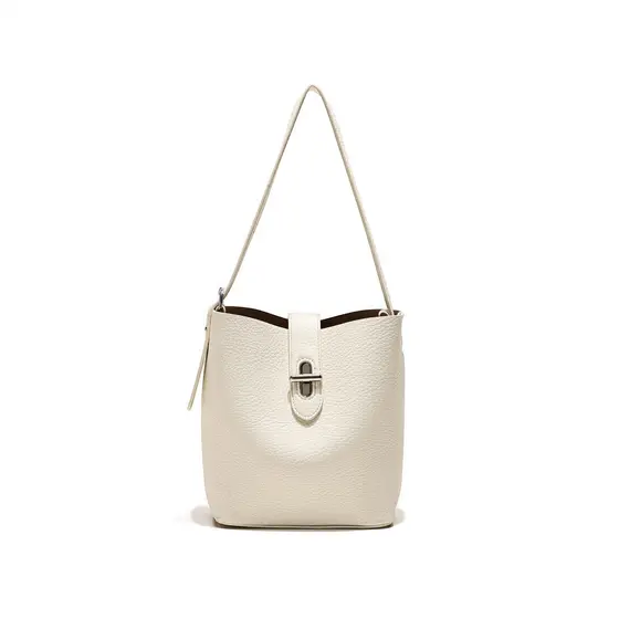 WAIEBFAF Senhoras Bolsa de Ombro Padrão de Lichia Couro Macio Criança-Mãe Bolsa Diária Simples Moda Bolsa Mensageiro de