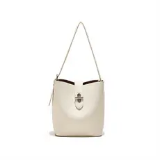 WAIEBFAF Senhoras Bolsa de Ombro Padrão de Lichia Couro Macio Criança-Mãe Bolsa Diária Simples Moda Bolsa Mensageiro de