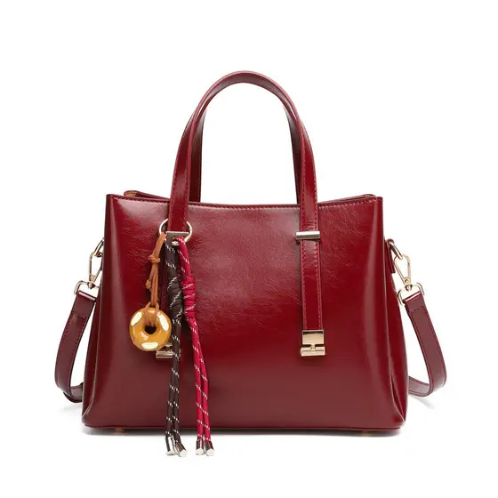 WAIEBFAF Bolsa feminina vermelha europeia americana retrô couro adequada para festa, banquete bolsa diária