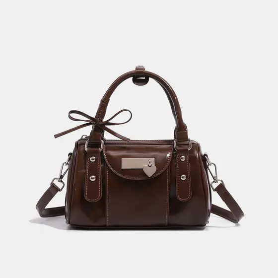 WAIEBFAF Bolsa feminina multicolorida bolsa de boliche simples Casual bolsa de ombro Diagonal