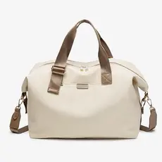 Bolsa de lona de grande capacidade WAIEBFAF, 3 em 1 mão, ombro e zíper para viagens, uso acadêmico e diário de lazer