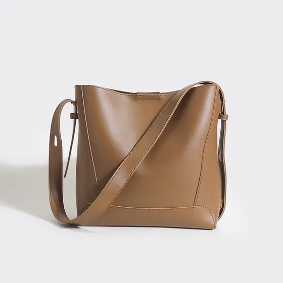 Bolsa mensageiro feminina WAIEBFAF de couro de grande capacidade, simples, diária, viagem e Casual, bolsa mensageiro de
