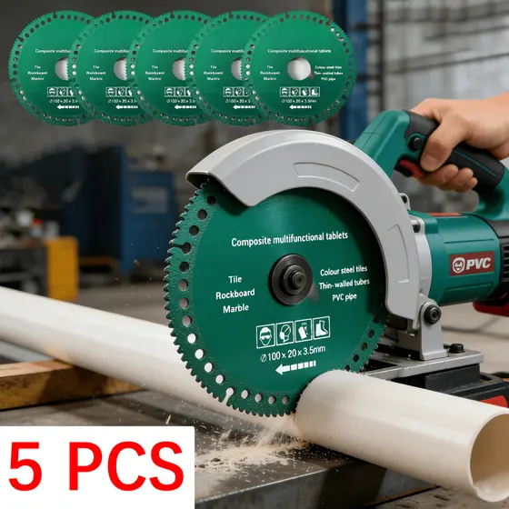 Disco de corte diamantado 6 em 1 de 100 mm  – Ideal para Azulejo, Cerâmica e PVC