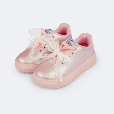 Tênis Infantil Menina Laço de Renda Rosa Pampili