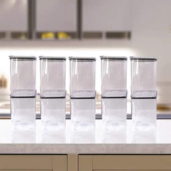 10 potes de 1,1 litros potes herméticos organização alimentos e cozinha