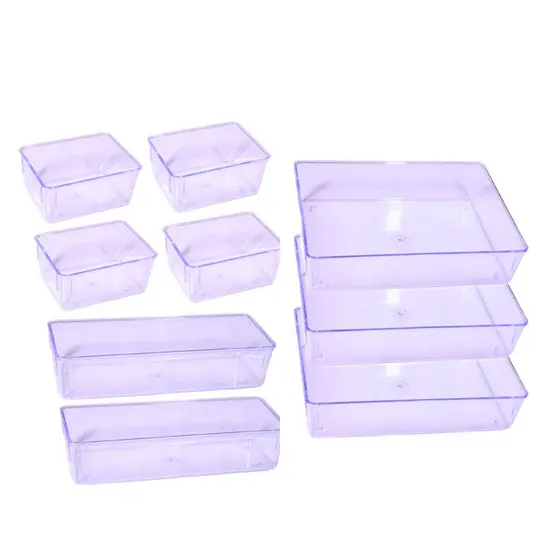 9 organizadores modulares acrílicos multiuso ORGANIZADOR