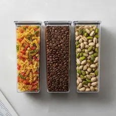 Kit 3 Potes Hermético 2,3litros Armazenar Alimento Organizar