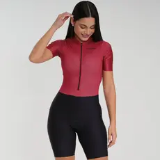 Macaquinho Ciclismo Feminino UV50+ Forro em Gel Slim Moove Cherry | Marcio May Sports