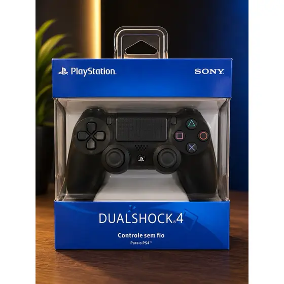 Controle PS4 DualShock 4 Sem Fio Bluetooth Joystick Compatível com PC Celular Televisão e PS4