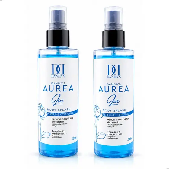 Kit 2 Body Splash Desodorante Corporal Perfume Colônia Fragrância Duradoura Feminino Livi 200ml