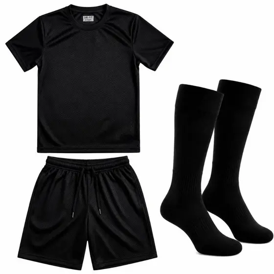 Conjunto Infantil FUTEBOL  Dri-Fit Premium Com Bolso Lateral e Meião de Futebol
