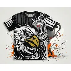 Camiseta Corinthians Gavioes da Fiel infantil e juvenil Dryfit
