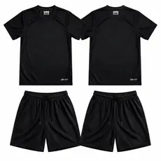 2 Kit conjunto Camisa e Short bermuda Esportivo Infantil e Juvenil