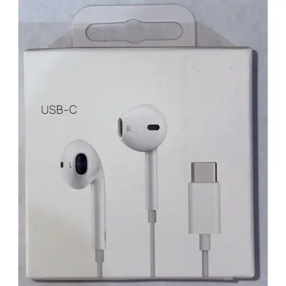 Fone de Ouvido com fio compativel com IPhone conexão USB-C