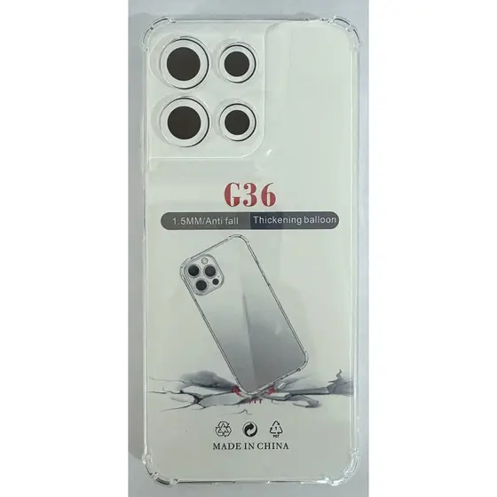 Capa compativel com Motorola Moto G36 Transparente
