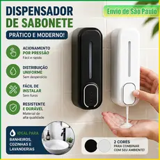 350ml Dispenser Sabonete Sabão Líquido Porta Saboneteira De Parede Banheiro