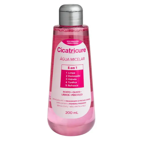 Água Micelar Cicatricure 200ml - Limpa, Demaquila e Tonifica