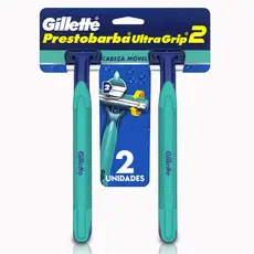 Barbeador Gillette Prestobarba Ultragrip 2 - 2 unidades