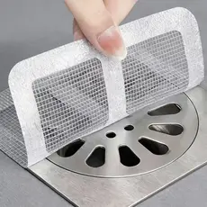 Kit 10/15/20 Adesivos Protetores de Ralo Tela Descartavel Anti Entupimento e Anti Insetos Para Casa Fácil e Pratico
