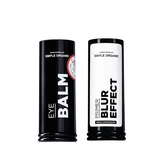 Kit Primer Blur Fixador De Maquiagem + Balm De Olhos Simple Organic
