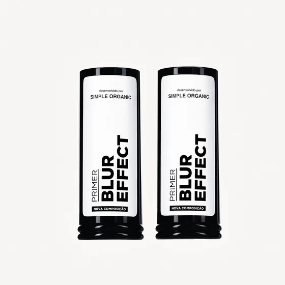 Kit 2 Primer Blur Aveludado Fixador Maquiagem Simple Organic