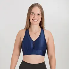 Top Feminino Poliamida Fitness Esportivo Bojo Removível Sustentação Academia Zero Transparência